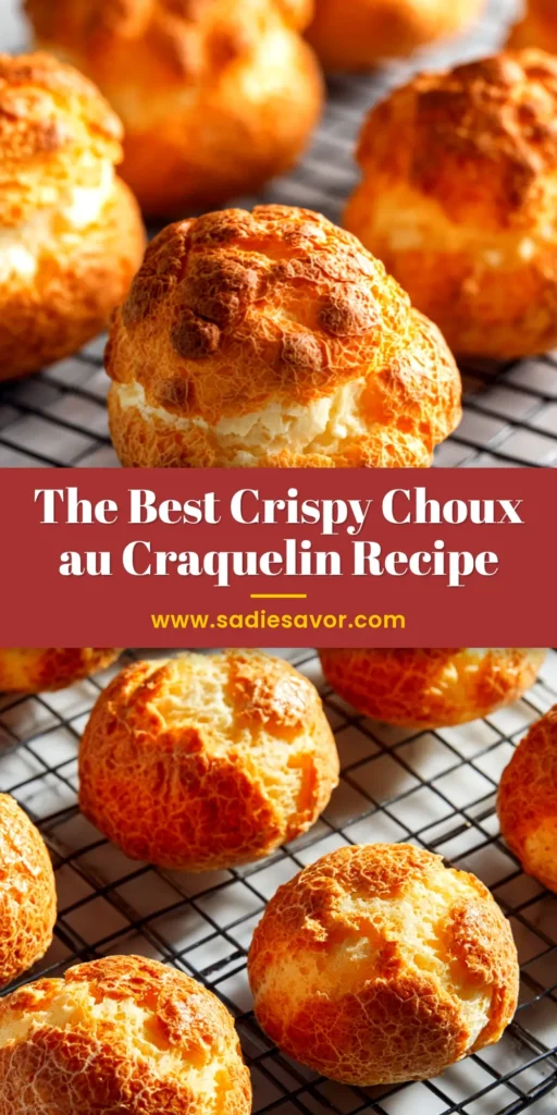 Choux au Craquelin Recipe (Perfect Crispy Cream Puffs) 4 A beautiful platter of golden-brown Choux au Craquelin, showcasing their signature crackly tops. This image represents a successful Choux au Craquelin recipe.