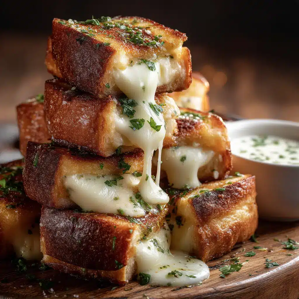 A single gooey Hawaiian roll grilled cheese sandwich cut in half to show the melted cheese interior.