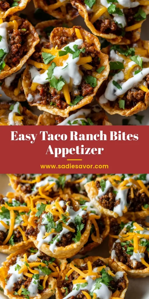 An overhead view of crispy Taco Ranch Bites arranged on a platter, ready to be served as a party appetizer.